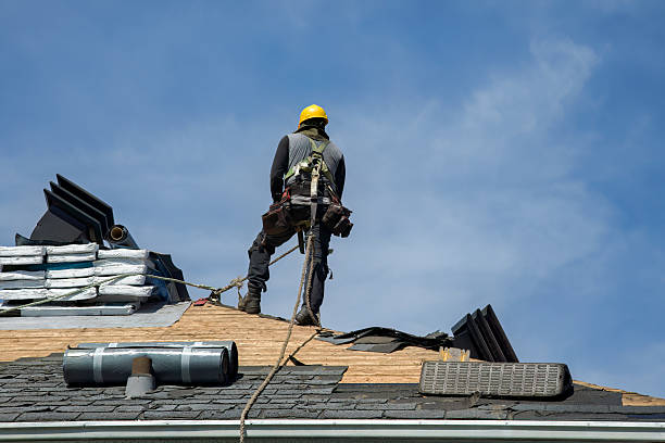 Professional Metal Roofing technician working in Moreland, GA